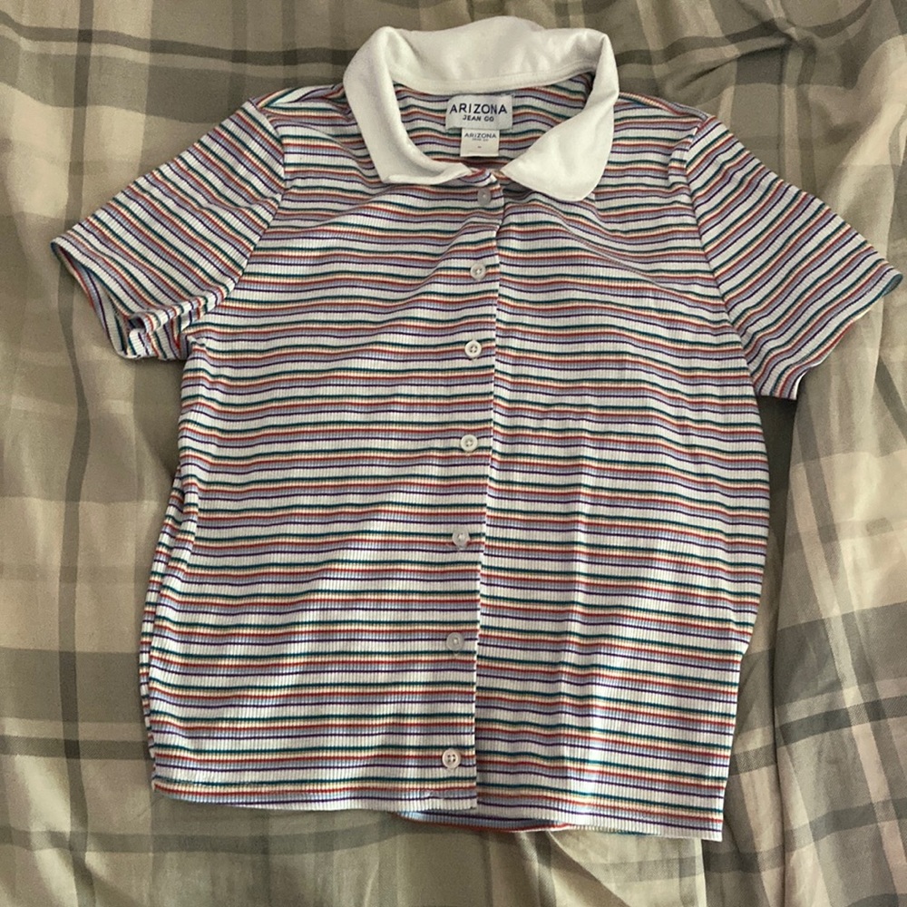 collared button up t from Arizona Jean Co.
